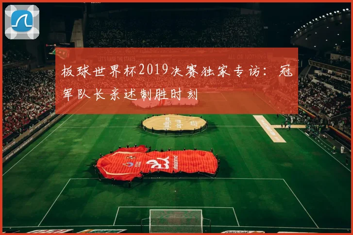 板球世界杯2019决赛独家专访：冠军队长亲述制胜时刻